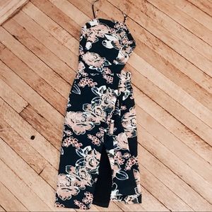 LIT Boutique Halter with Thigh Slip Dress